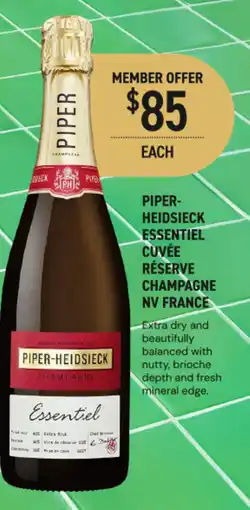 Dan Murphy's Piper-heidsieck essentiel cuvée réserve champagne nv france offer