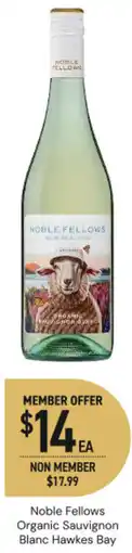 Dan Murphy's Noble Fellows Organic Sauvignon Blanc Hawkes Bay offer