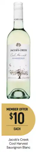 Dan Murphy's Jacob's Creek Cool Harvest Sauvignon Blanc offer