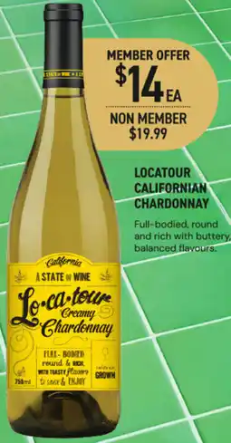 Dan Murphy's Locatour Californian Chardonnay offer