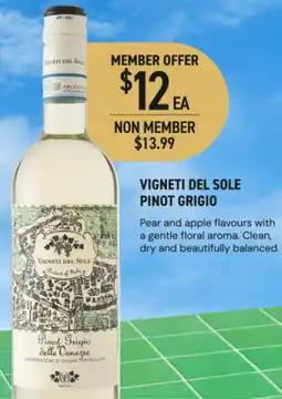 Dan Murphy's Vigneti del Sole Pinot Grigio offer