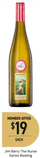 Dan Murphy's Jim Barry The Nurse Series Riesling offer