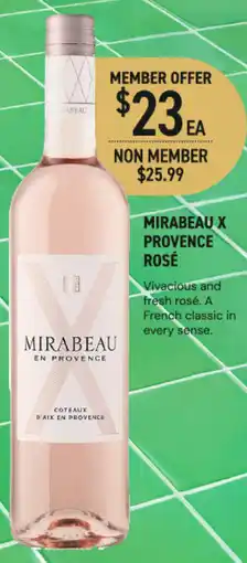Dan Murphy's Mirabeau X Provence Rosé offer