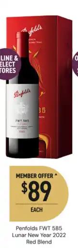 Dan Murphy's Penfolds fwt 585 offer