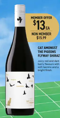 Dan Murphy's Cat amongst the pigeons flyway shiraz offer