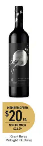 Dan Murphy's Grant Burge Midnight Ink Shiraz offer
