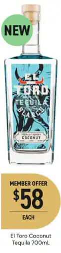 Dan Murphy's El Toro Coconut Tequila offer