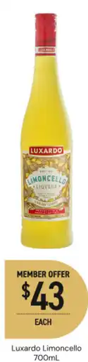 Dan Murphy's Luxardo Limoncello offer