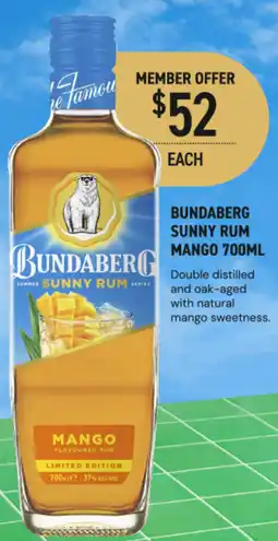 Dan Murphy's Bundaberg sunny rum mango offer