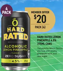 Dan Murphy's Hard rated lemon pineapple offer