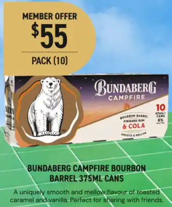 Bundaberg campfire bourbon barrel