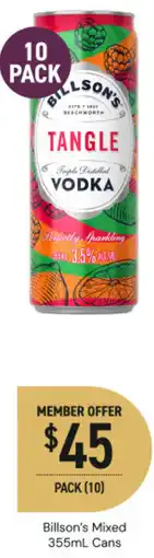 Dan Murphy's Billson's mixed offer