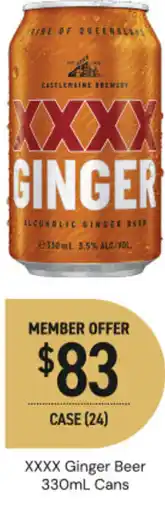 Dan Murphy's XXXX Ginger Beer offer