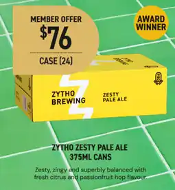 Dan Murphy's Zytho zesty pale ale offer