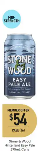 Dan Murphy's Stone & Wood Hinterland Easy Pale offer