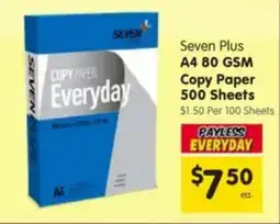 Spar Seven Plus A4 80 GSM Copy Paper offer