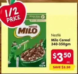 Spar Nestlé milo cereal offer