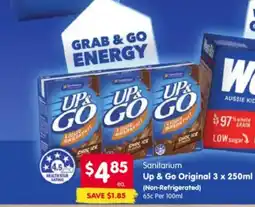 Spar Sanitarium Up & Go Original offer