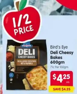 Spar Bird's eye deli cheesy bakes offer