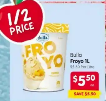 Spar Bulla froyo offer
