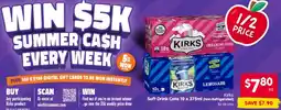 Spar Kirks soft drinks cans offer