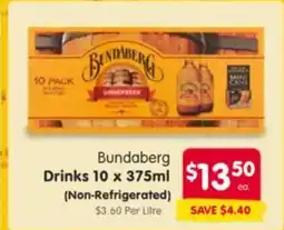 Spar Bundaberg Drinks $1350 offer