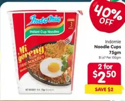 Spar Indomie noodle cups offer