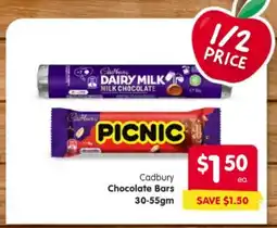 Spar Cadbury chocolate bars offer