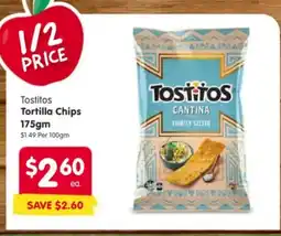 Spar Tostitos tortilla chips offer
