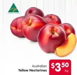 Spar Australian yellow nectarines offer