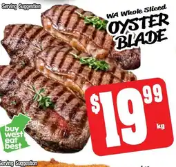 Farmer Jack's Oyster blade offer