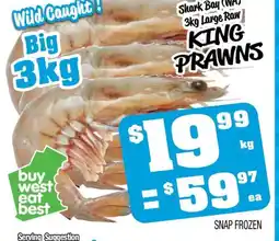 Farmer Jack's King prawns offer