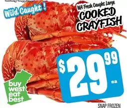 Farmer Jack's Cooked crayfish offer