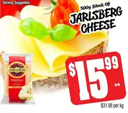 Farmer Jack's Jarlsberg cheese offer