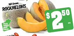 Farmer Jack's Wa grown rockmelons offer