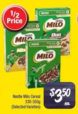 Farmer Jack's Nestle milo cereal offer