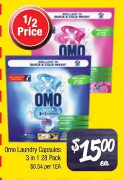Farmer Jack's Omo laundry capsules offer