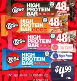 Farmer Jack's Bsc high protein low carb bar offer
