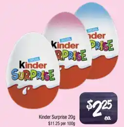 Farmer Jack's Kinder surprise offer