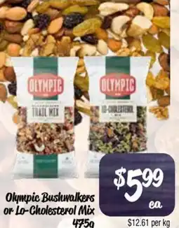 Farmer Jack's Olympic bushwalkers or lo-cholesterol mix offer