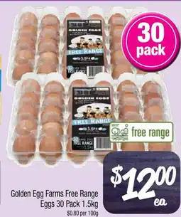 Farmer Jack's Golden egg farms free range offer