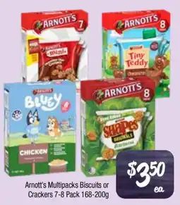 Farmer Jack's Arnott's multipacks biscuits or crackers offer
