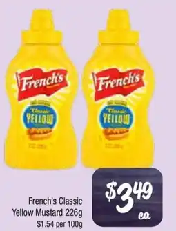 Farmer Jack's French's classic yellow mustard offer