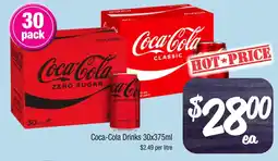 Farmer Jack's Coca-cola drinks offer
