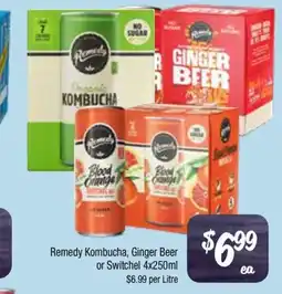 Farmer Jack's Remedy Kombucha, Ginger Beer or Switchel offer