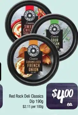 Farmer Jack's Red rock deli classics dip offer