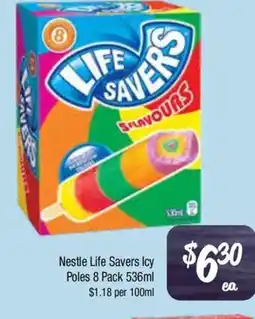 Farmer Jack's Nestle life savers icy poles offer