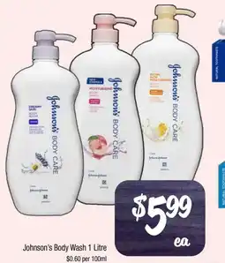 Farmer Jack's Johnson's body wash offer