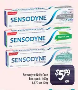 Farmer Jack's Sensodyne daily care toothpaste offer