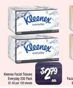 Farmer Jack's Kleenex facial tissues everyday offer